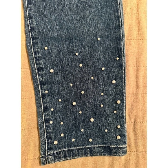 THALIA Sodi Faux Pearl Ankle Skinny Jeans - Picture 8 of 12